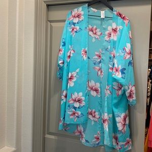 Floral duster - size Large